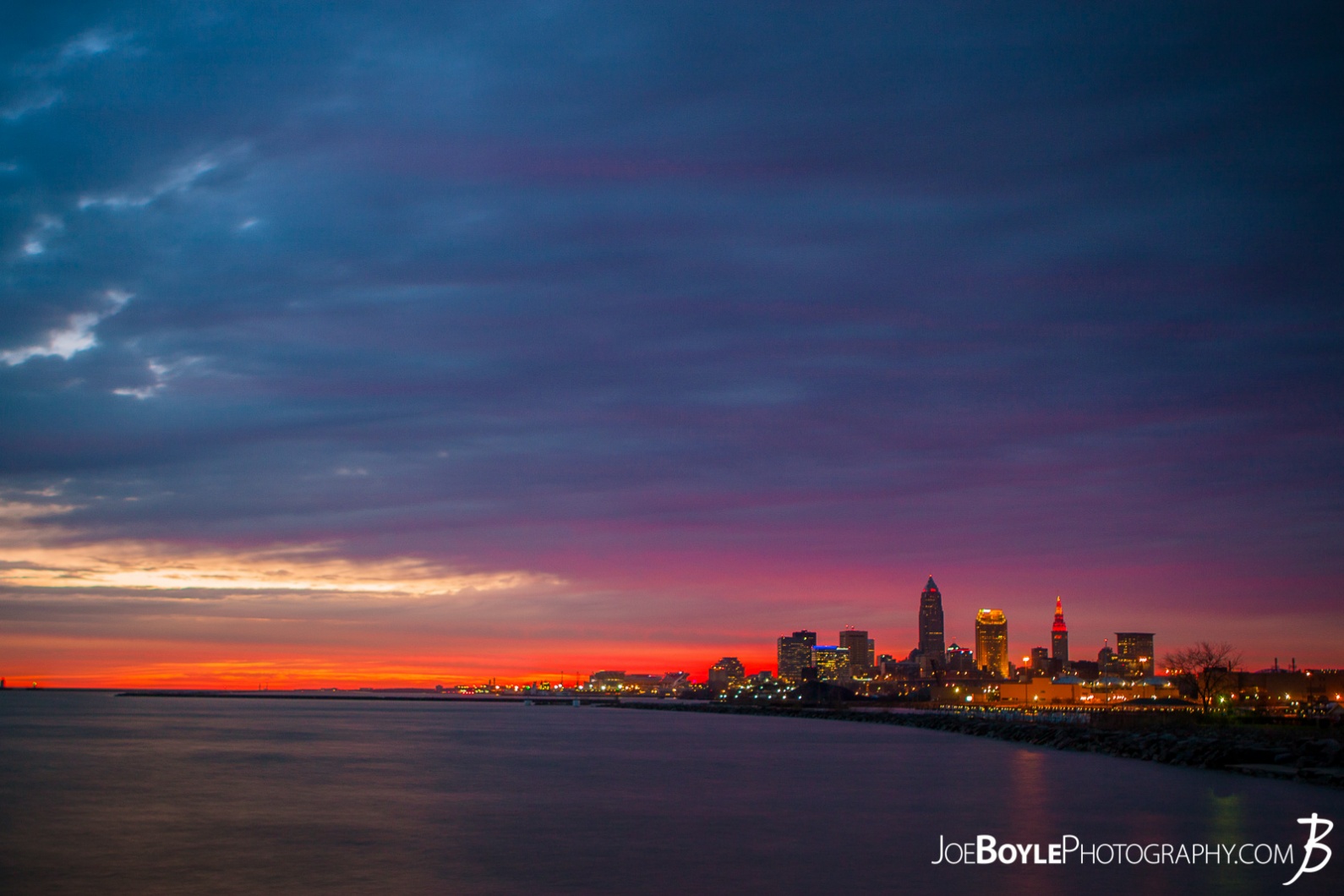 Here is a beautiful Cleveland Sunrise taken from Edgewater Park over Lake Erie!