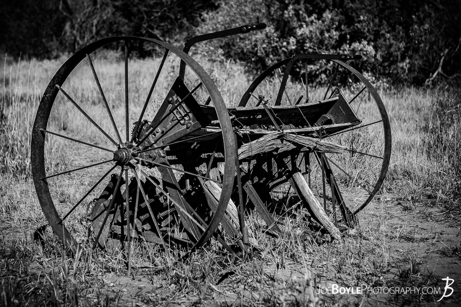 This is a photo of abandoned farming equipment on the West Rim Trail in Zion National Park. This was near or on our way to the Lava Point Overlook.